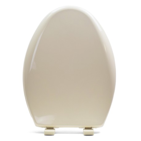 Bemis 1200E4 (Bone) Premium Plastic Soft-Close Elongated Toilet Seat Bemis